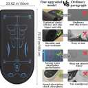 Exercise Equipment Mat for Ab Roller Wheel, Non-Slip Exercise Mat Extra Long Sound Insulation Knee Mat The Joints Protect For Abdominal Yoga Floor Workouts