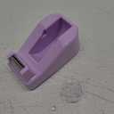 1Pcs Desktop Tape Dispenser Adhesive Roll Holder with Weighted Nonskid Base, Purple (Tape not Included)