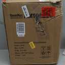 PEQULTI Cat Tree Tower for Indoor Cats with Private Cozy Cat Condo, Natural Sisal Scratching Posts and Plush Pom-pom for Small Cats (27 inch Sleeping Tree, Grey)