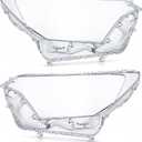 Headlight Lens Covers Replacement for Toyota RAV4 2016-2018