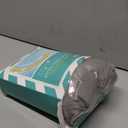 Crib Mattress Protector Sheets Fitted Waterproof Crib Mattress Pad Cover, Noiseless & Machine Wash 100% Absorbent Crib/Toddler Mattress Protector Sheet Quilted, Gray, 52" x 28"