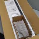 Espird Bathroom Vanity Light, 3 Light Matte Black Vanity Light with White Matte Glass Shade, 22in Farmhouse Wall Light, Lighting Fixtures Over Mirror for Bathroom/Living Room