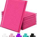 GSSUSA Bubble Mailers 6x10 Inches 25Pack Usable Size 6x9" Small Bubble Mailer Bubble Envelopes Mailing Envelope Bags Shipping Bag Self Seal Package Mail Packing Business Supplies, Pink
