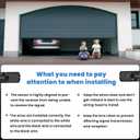 Upgrade 41A5034 Garage Door Safety Sensor Replacement for Chamberlain LiftMaster Craftsman Openers Made After 1997, Replace G801CB-P, 801CB, 2610459, 0410136, No Bracket