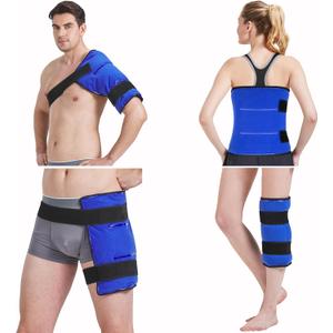 Koo-Care Extra Large Gel Ice Pack for Injuries Reusable Flexible Hot Cold Therapy Compress with Strap for Shoulder Rotator Cuff, Back, Hip, Shin - Knee Replacement Surgery Pain Relief XL 13" x 14.7"
