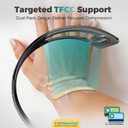 FORTEMOTUS Wrist Brace for TFCC Tears, TFCC Wrist Support with Dual Soft Strip Pad for Ulnar Sided & Pinky Side Wrist Pain, DRUJ Instability