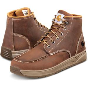 Carhartt Men's CMX4023 Lightweight Wedge Moc Toe Chukka size 9.5 (Brown)