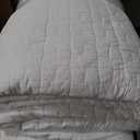 Dreamy Nights Comfy Delights Quilt Set Queen Size, Lightweight Luxury Crushed Corduroy Comforter, Soft Cloud Bedding, Cream White Vintage Bedspread Coverlet with 2 Pillow Shams for All Season, 3 Pieces, 90×96+20×26(2)in, White