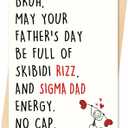 3 x IDU Fathers Day Card, Funny Fathers Day Card Gifts Decorations for Dad