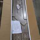 LITTLE TREE 63-Inch Long Console Tables for Entryway, Large Sofa Table Behind Couch, Grey Wooden Entry Foyer Hallway Table, Industrial Console Sofa Tables for Living Room