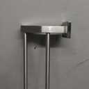 Alise Bath Double Towel Bars Towel Racks for Bathroom,Wall Mount Towel Holder Heavy Duty SUS304 Stainless Steel Towel Hanger Towel Rail,Brushed Nickel,24 Inch