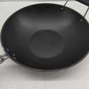 Imusa Carbon Steel Wok, 31cm, Excellence, Induction Hobs Suitable/Metal Tool Safe/Phenolic Handle, Includes 1 x Chinese Wok Pan, KH431001