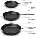 Imarku Nonstick Frying Pan Skillets, 8/10/12 Inch Omelette Pan with Stay Cool Handle, Healthy Cooking Frying Pan, Free of PFAS PFOA PTEE, Oven/Dishwasher Safe, Compatible with All Cooktops