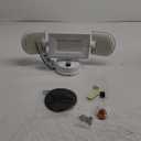 Onforu 100w Dusk to Dawn Outdoor Lighting,11000LM Led Outdoor Light from Dusk Till Dawn,Super Bright Flood Light,IP66 Waterproof Exterior Security Floodlight Fixture,3 Heads Photocell for Garage,Yard (White)