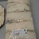 Smiry Waterproof Seat Covers for Dining Room Chairs Set of 6, Stretch Jacquard Removable Washable Chair Seat Slipcovers Protector, No Rear Covers, Beige