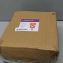 Lampwell LACIO Orange Small Table Lamp for Living Room as Bedside Table Lamp for Bedroom, Modern Ceramic Kids Night Table Lamp, 8.66×4.53×H11.81IN, Bulb Excluded