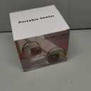 Space Heater, Portable Heater for Office Desk, 400W Mini Tent Warmer for Camping (Indoor Use), With Tip-Over Protection, Lightweight (Apple Green)