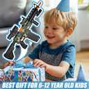 Automatic Sniper Rifle with Scope for Soft Guns Darts with 2 Magazines, Foam Blaster with 100 EVA Soft Bullets, Realistic Electric MachineToy for Boy 8-12 Age, Birthday Gift for Kid Adult