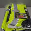 Radians SJV41B Unisex Class 2 High Visibility Reversible Insulated Safety Vest with Color Blocking, Green/Black, Size 2X (Yellow, XXL)