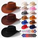 Coume 30 Pieces Western Cowboy Hat Costume Accessories Paisley Bandanna Set Cowgirl Hats Bulk for Women Men Dress Party