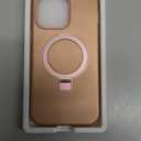 Compatible with iPhone 14 Pro Max Case 6.7''with Magnetic Ring Stand [Military Drop Protection][Compatible with Mag-Safe] 14 Pro Max Phone Case for Men Wowen,Rose Gold