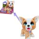 furReal Poop-A-Lots Corgi Interactive 8-inch Walking Plush Stuffed Animal, Pooping Puppy with Leash, 14-pieces, Kids Toys for Ages 4 Up by Just Play