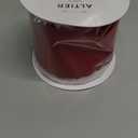 ALTIER 4 Inch x 10 Yards Red Velvet White Fur Wired Ribbon for Christmas Home Decoration Gift Wrapping Bow Making Wreath DIY Crafts