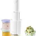 Cuisinart FastFreeze 5-in-1 Ice Cream, Sorbet, Milkshakes, Slushies and Mix-In Frozen Dessert Maker, Compact Machine, Easy to Use, Includes 3 Mixing Cups with Lids, ICE-FD10