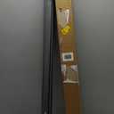 LazBlinds No-Drill Cordless Zebra Blinds - Dual Layer Light Filtering & Room Darkening, Free-Stop Lift, Easy Install, Day & Night Privacy with Valance for Window 34" W x 72" H, Grey