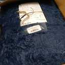 9x12 Area Rugs for Living Room Fluffy Blue, Plush Soft Navy Blue Shag Carpet for Living Room Boys Book Room Nursery Kids Playroom Dorm Decor