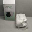 Bath Pillows for Tub - Luxury Bathtub Pillow Neck, Head, Back Support, Soft 4D Mesh Fabric and Non-Slip Suction Cups & Quick Dry, Fits All Tubs, Bath Soaking Accessories Spa Gifts, White