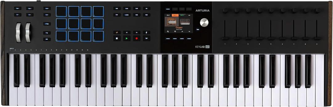 Arturia KeyLab mk3 USB MIDI Keyboard Controller, 61 Key - Black