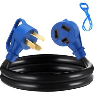 Kanayu 3 Prong Dryer/EV Extension Cord 6.6 FT, 30 Amp NEMA 10-30P to 10-30R, for Level 2 EV Charging and 3 Prong Dryer, Flexible STW 10 Gauge Cord with Grip Handle, ETL Listed