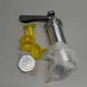 Cookie Press, Spritz Cookie Press, Cookies Maker for Baking, For DIY Biscuit Maker and Decoration with 20 Cookies Discs and 4 Piping Tips (Stainless Steel)