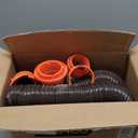 Camco RhinoFLEX 20-Ft RV Sewer Hose Kit - Features Clear Elbow Fitting w/Removable 4-in-1 Adapter - Connects to 3 Slip or 3/3.5/4 NPT Threaded Sewer Connection (39742)