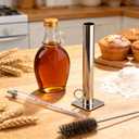 Maple Syrup Hydrometer Test Cup Kit, Maple Sap Hydrometer with Stainless Steel Maples Syrup Equipment, Design for Maples Syrups Supplies, Easy to Read and Accurate