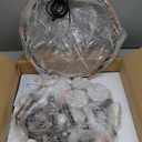 TOCHIC Crystal Chandelier, 8 Lights Farmhouse French Empire Pendant Chandeliers Lighting, Adjustable Antique Bronze Ceiling Light Fixture for Dining Room Living Room Bedroom Foyer Kitchen Island