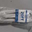 DEWENWILS 20FT Extension Cord with 3-Prong Flat Plug, 16/3 SPT-3 Flat Wire