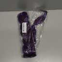 24 Inch Dark Purple Braided Ponytail Hair Extension with Tie Synthetic Braiding Hair for Costume Cosplay