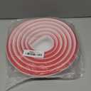 16.4ft/5m Flexible Peel and Stick Quarter Round Molding Trim for Walls,Bendable 1/4 Round Rubber Floor Shoe Molding,Crown Moulding Ceiling Border Trim,Double Adhesive Caulk Strip,White