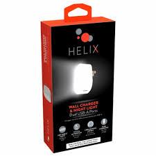 Helix Wall Charger and Night Light