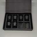 8 Pack Candles for Home Scented Aromatherapy Candles Gifts Set for Women Soy Wax Long Lasting Jar Candles for Birthday Mother's Day Gifts, 3.5oz (Black)