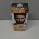 Mens Brown Beard Dye for Men, 3 in 1 Dark Brown Hair Dye Shampoo for Grey Facial Hair Coverage, 10 Mins Instant Color for Beard, Mustache & Hair, Long-Lasting Beard Color With Natural Extract, 200ML