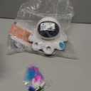 ORSDA Cat Laser Toy, 2-in-1 Interactive Automatic Motion Activated Moving 8 Holes Whack A Mole Feather, USB Rechargeable Electronic Smart Sensor Kitten Toys for Indoor Exercise