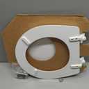 BEMIS TC50TTA MARINE Toilet Seat, Small Toilet Seat Made for Boats and RVs, Durable Wood, White