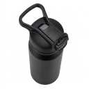 Reduce® Matte Black Insulated Stainless Steel Water Bottle with Integrated Carry Handle, 24oz