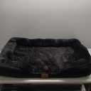 Bedsure Orthopedic Dog Bed for Large Dogs - Big Washable Dog Sofa Beds Large, Supportive Foam Pet Couch Bed with Removable Washable Cover, Waterproof Lining and Nonskid Bottom, Black (35.0"L x 25.0"W x 6.5"Th)