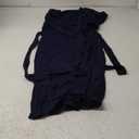 BTFBM Women 2025 Summer Fashion Elegant One Shoulder Cocktail Dress Ruffle Sleeve Wrap Ruched Bodycon Short Party Dresses (Large, Navy)