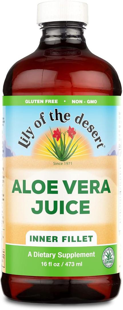 Lily of the Desert Organic Aloe Vera Juice Inner Fillet, 16 fl oz