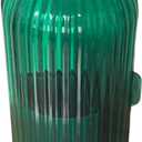 Makeup Brush Holder, Cosmetic Organizer, Rotating Storage Box, Display Case for Dressing Table, Green